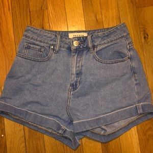 PacSun High-Waisted Denim Shorts